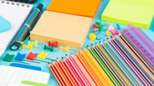 Colourful stationary gift for a teacher