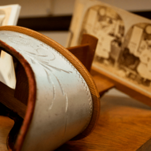Traditional antique Victorian stereoscope